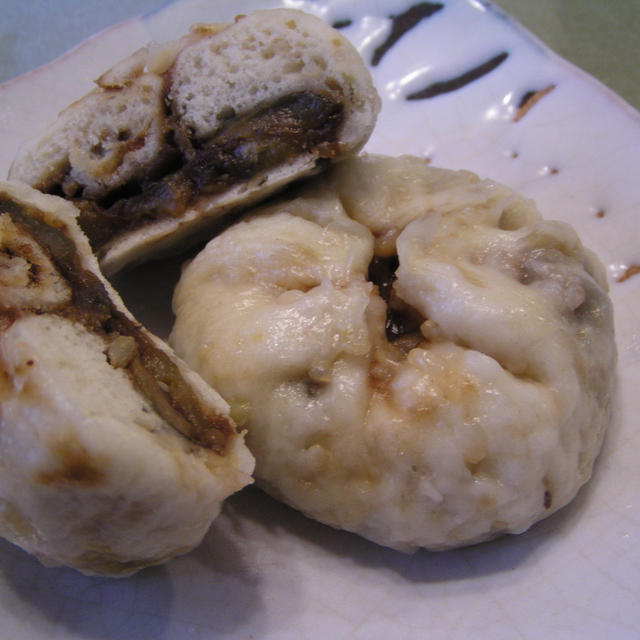 なす味噌饅頭