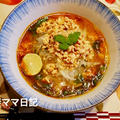 トムヤム風味のチキンヌードル♪　Thai Style Chicken Noodle