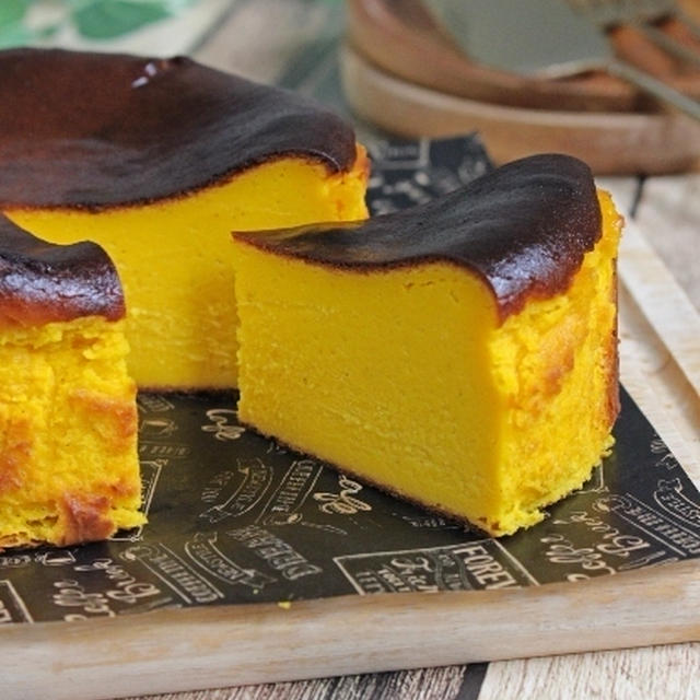かぼちゃのバスクチーズケーキ♪