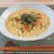 ウニクリームうどんのおうちランチ。