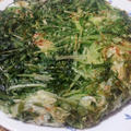 キャベツと水菜の揚げないどでかかき揚げ