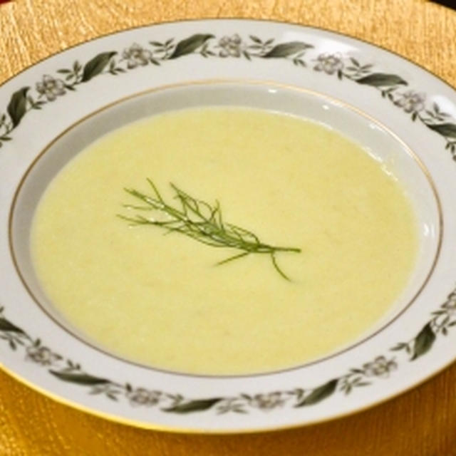 【フェンネルのクリームスープ　Creamy Fennel Soup】クリスマスやディナーに
