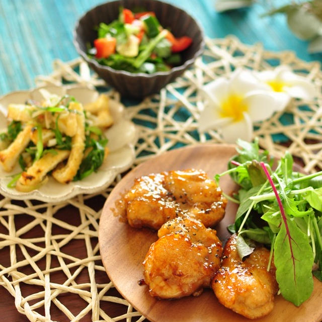 ※お申込み開始しました→「一汁三菜を楽しむかな姐の料理教室～初夏の献立～」