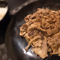 豚肉とキノコの味噌炒め