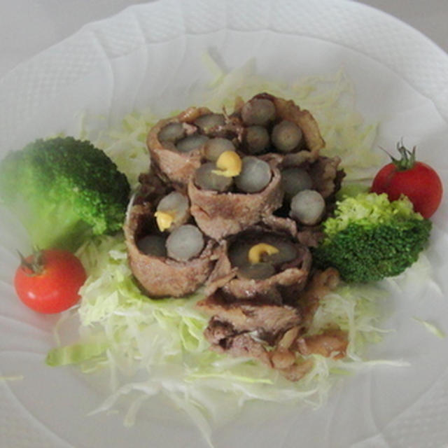 牛肉のごぼう巻★★★