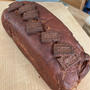チョコレート折り込みパンと晩ご飯(ガパオライス)