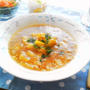 フルーティな朝カレースープとお野菜のおかず☆