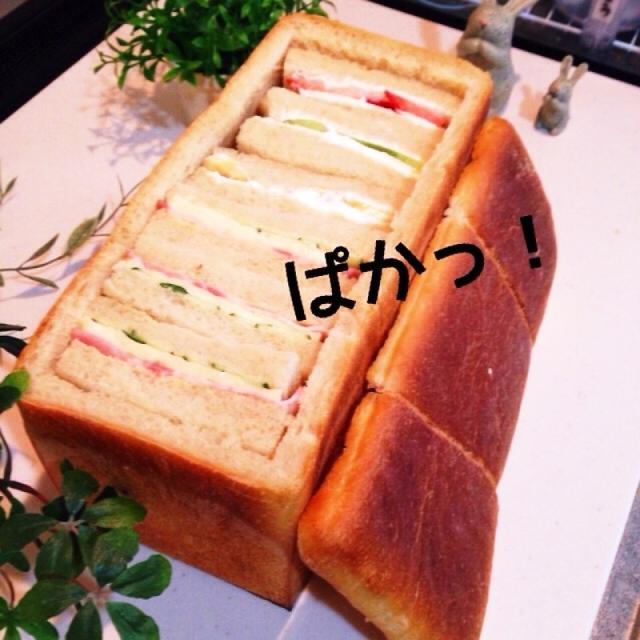 角食で、パン シュープリーズ♪