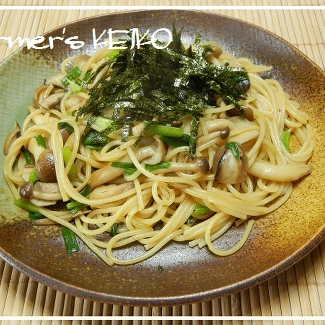 速攻パスタレシピ　～和風きのこスパゲティ～