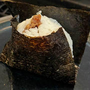 半手作り、唐揚げマヨおにぎり