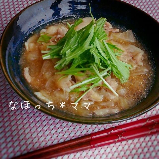 大根1本!!皮ごと消費❤トロッぷる～な豚バラ大根のスープ煮