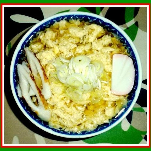 掻き玉蕎麦