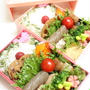 煮物と酢豚団子のお弁当