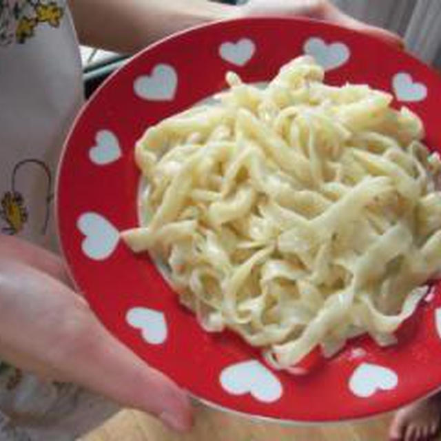 夏休みに♪。。生地からモチモチ☆中華麺＆ゴマたれつゆ☆