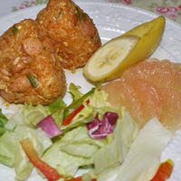 ＜洋食屋風おにぎりでワンプレートの朝食＞と新潟県新潟市のカフェ「茶房　歩゛らり」