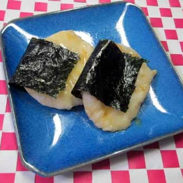 かき醤油が決め手！お餅の磯辺焼き