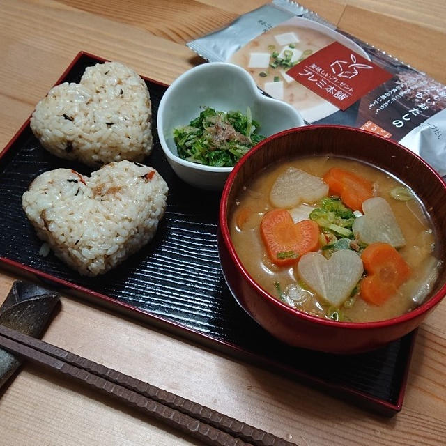 まるごとキューブだしdeハートのあるお料理♡