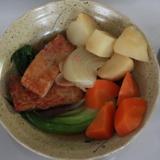 しょうがの練り物と野菜の煮物★★★