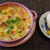 ５５１の豚まんと豆腐とたまごの中華スープｄｅごはん♪～♪
