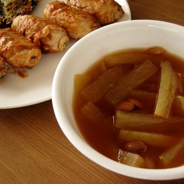 ぷちっと鍋で簡単節分豆スープ