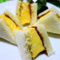 厚焼き玉子サンド☆有名サンドをレンジで簡単に作る方法
