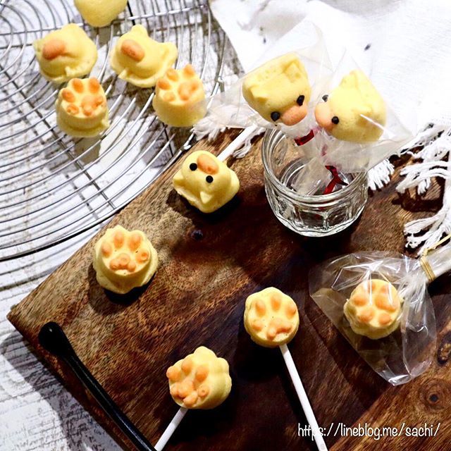 レンチンでたくさん作れて簡単！ ホワイトデーにホットケーキミックスの ロリポップケーキ【#簡単レシピ#ホワイトデー】