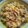 電子レンジで作る炒飯