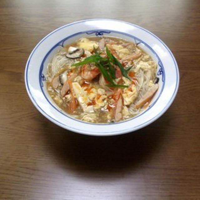 酸辣湯（さんらーたん）にゅうめん