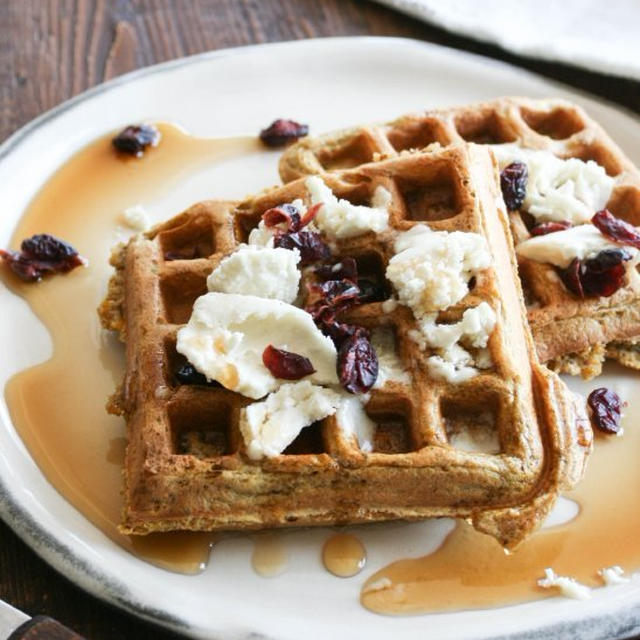 Pumpkin Chai Spice Wafflesパンプキンチャイスパイスワッフル