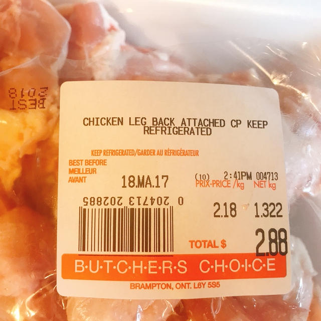 鶏肉の事・・・
