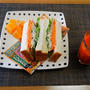 ストレスをためない工夫☆ベーコンと野菜のサンドイッチ♪☆♪☆♪