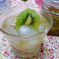 梨とキウイのフルブラサイダー割り☆