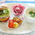 お豆と野菜たっぷり　de ソイビーンズべジバーガー朝食。。。