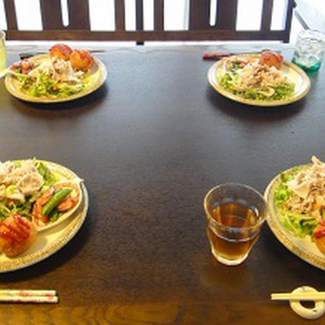 ３月２３日の夕飯　***　ライスコロッケ　***