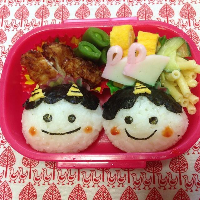 今日の【節分弁当♪】＆ 胡桃パン☆