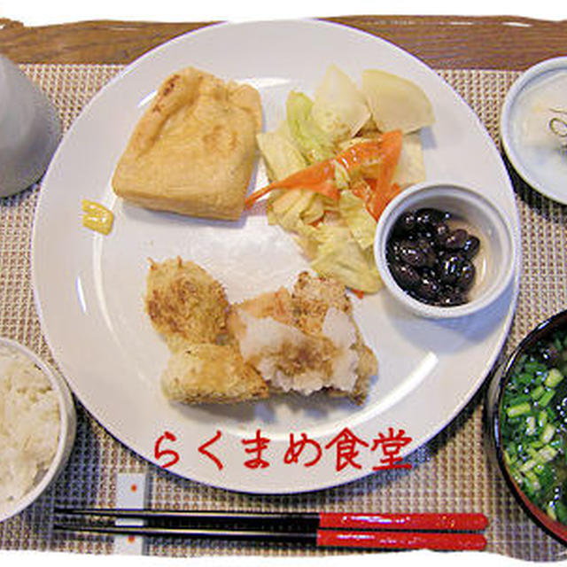 【一口かつ】定食♪＆栗のパウンドケーキ