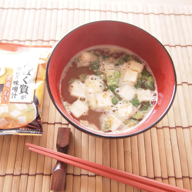 AJINOMOTOたんぱく質がしっかり摂れる味噌汁＜PR＞