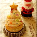 * クリスマスケーキ ❤ 安納芋のモンブラン♪