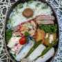 前日のアジフライサンド好評でした～夫のお弁当297