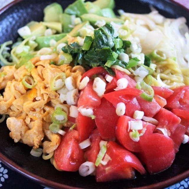 ■【あき流冷やし中華】市販のざるラーメンで簡単！！