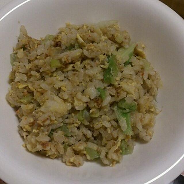 簡単！かにレタスチャーハン