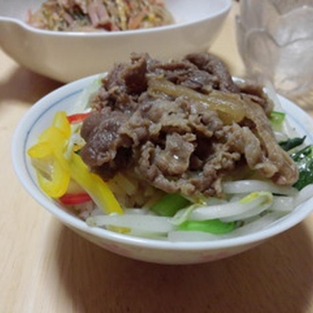 ビタミンたっぷり！カラフル牛丼☆