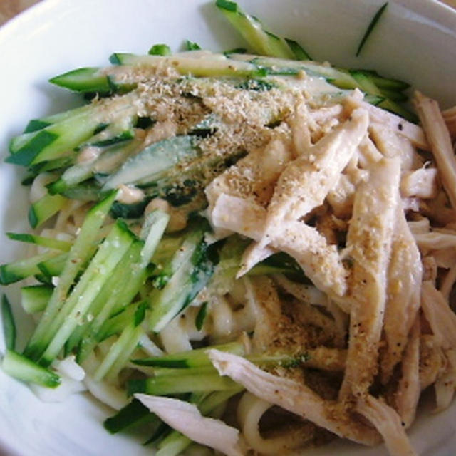 手打ちでバンバンジー麺