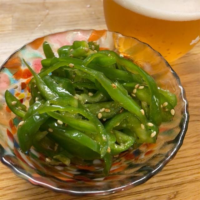 【野菜おつまみ】無限ピーマン　※レシピあり