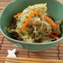 パパパっと簡単おつまみ♪わさび風味海苔の佃煮キャベツ
