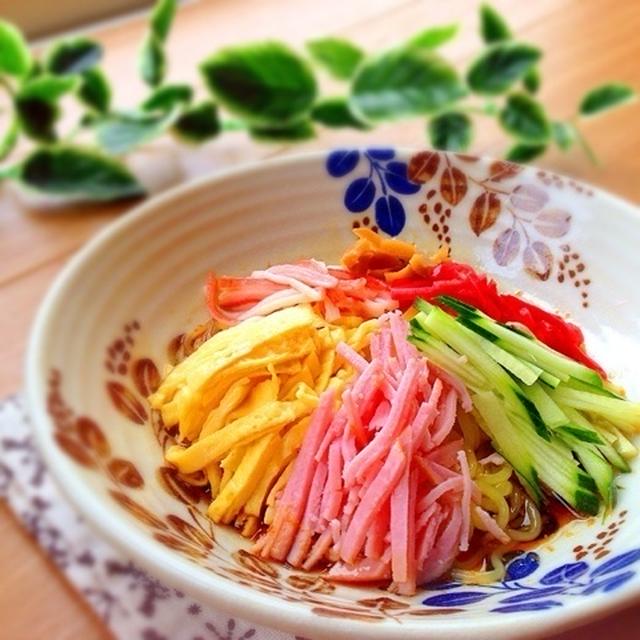 こんにゃくde冷やし中華♡