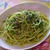 パセリペーストのパスタ