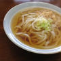 今朝はちょっと贅沢な「かけうどん」