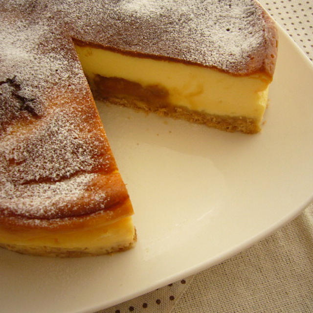 キャラメルファッジチーズケーキ