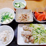 ”手作りシウマイ”の晩ごはん